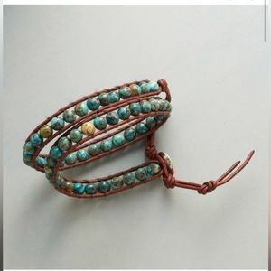 Sundance Catalog Endless Turquoise Wrap Bracelet